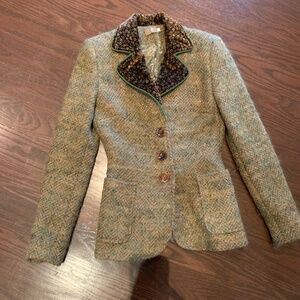 Women's wool blend fitted Blazer from Beige